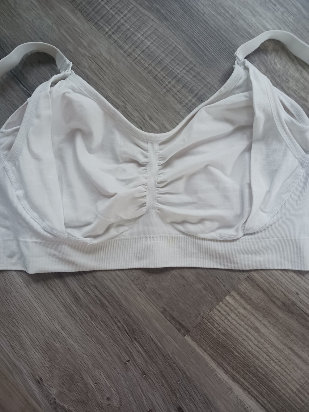 Wireless Nursing Bra - Soft White - Picture 3 of 5